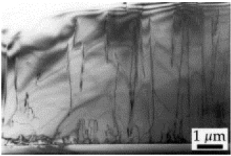 Threading dislocations in InGAN Substrate Threading dislocations in InGaN substrate